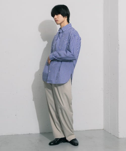 SENSE OF PLACE by URBAN RESEARCH(センスオブプレイス バイ アーバンリサーチ)/hxcyyd × SOP　ストライプフラワーパッチマルチシャツ(UNISEX)/img18