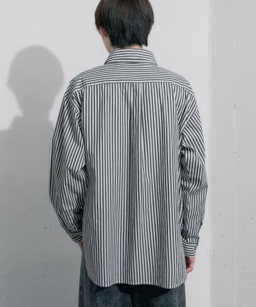 SENSE OF PLACE by URBAN RESEARCH(センスオブプレイス バイ アーバンリサーチ)/hxcyyd × SOP　ストライプフラワーパッチマルチシャツ(UNISEX)/img31