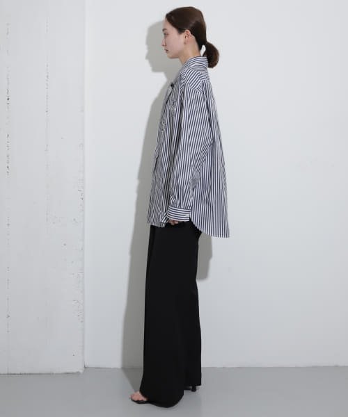 SENSE OF PLACE by URBAN RESEARCH(センスオブプレイス バイ アーバンリサーチ)/hxcyyd × SOP　ストライプフラワーパッチマルチシャツ(UNISEX)/img39