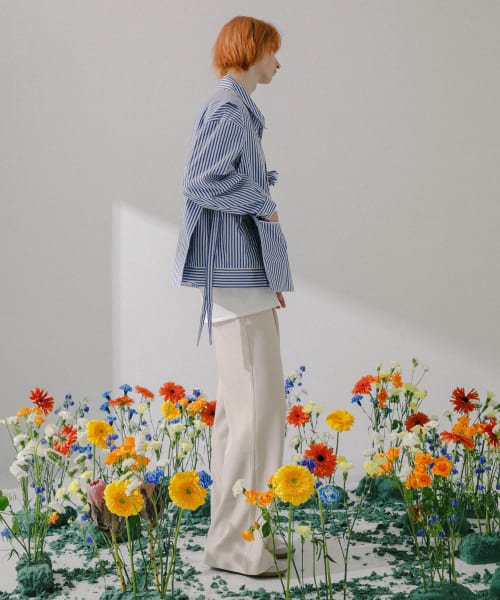 SENSE OF PLACE by URBAN RESEARCH(センスオブプレイス バイ アーバンリサーチ)/hxcyyd × SOP　セーラーフレアパンツ(UNISEX)/img11