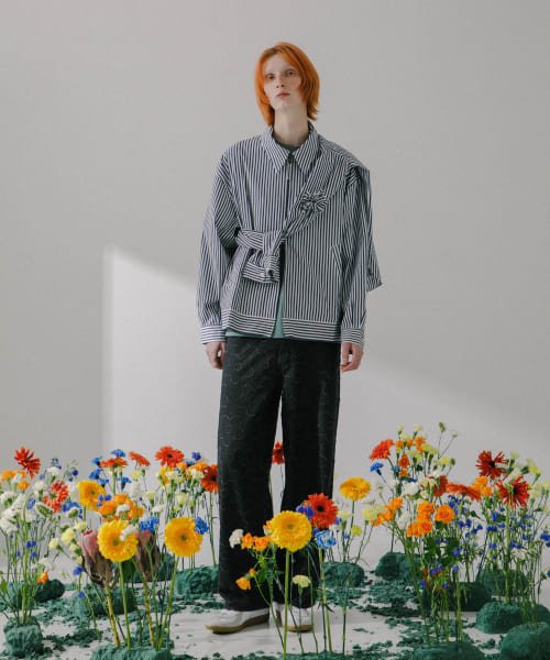 SENSE OF PLACE by URBAN RESEARCH(センスオブプレイス バイ アーバンリサーチ)/hxcyyd × SOP　フラワーパッチワイドデニム(UNISEX)/img07