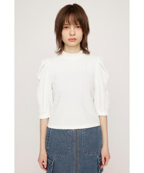 SLY(スライ)/PUFF SLEEVE GATHER CUT トップス/img01