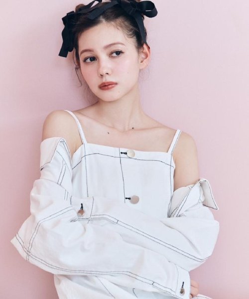 デニムボレロ×キャミワンピースセット 