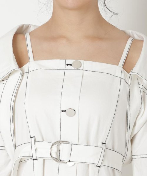 デニムボレロ×キャミワンピースセット 