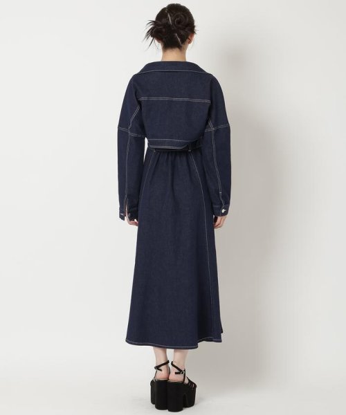 デニムボレロ×キャミワンピースセット 