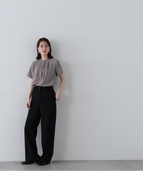 N Natural Beauty Basic(エヌナチュラルビューティベーシック)/麻調ストレートパンツ《S Size Line》/img14