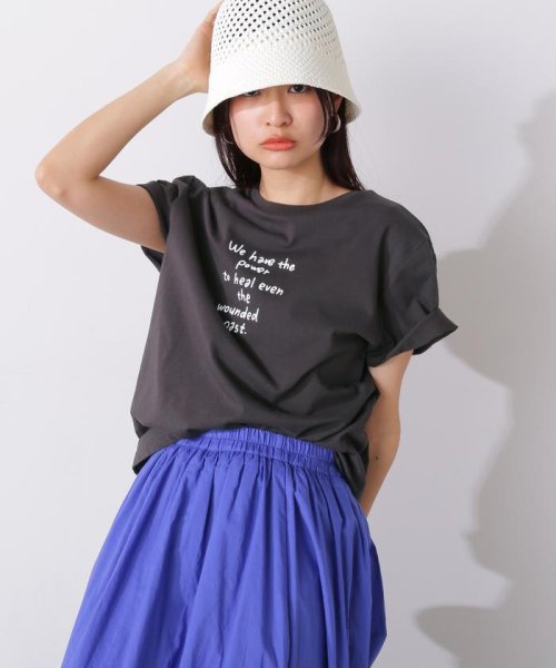 N Natural Beauty Basic(エヌナチュラルビューティベーシック)/ハンドライティングロゴTシャツ/img03