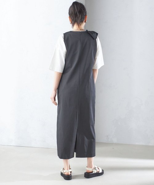 ストレッチ グログラン ジャンパー スカート ◇ 