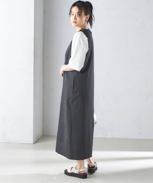ストレッチ グログラン ジャンパー スカート ◇ 