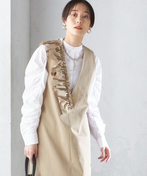 ストレッチ グログラン ジャンパー スカート ◇ 