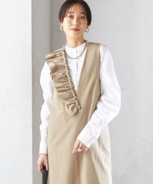 ストレッチ グログラン ジャンパー スカート ◇ 