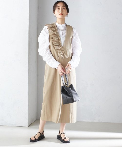 ストレッチ グログラン ジャンパー スカート ◇ 