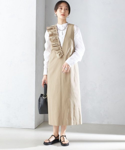 ストレッチ グログラン ジャンパー スカート ◇ 