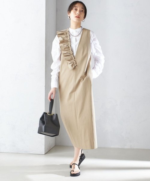 ストレッチ グログラン ジャンパー スカート ◇ 