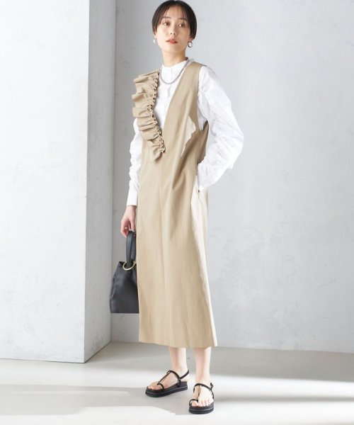 ストレッチ グログラン ジャンパー スカート ◇ 