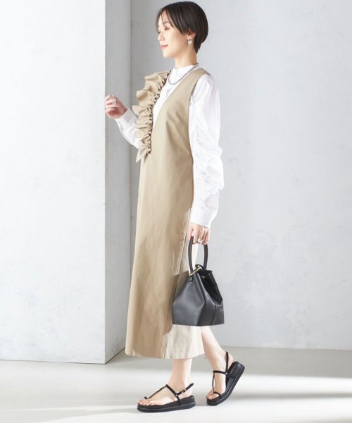 ストレッチ グログラン ジャンパー スカート ◇ 