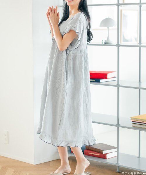 コットン100％のWガーゼ マタニティとしても使える楽ちんワンピース 「ふわリラガーゼ ワンピース」 ワンピース 人気・おすすめ｜多用途・生活用品におすすめ 口コミ人気 即納 日本国内発送・信頼対応