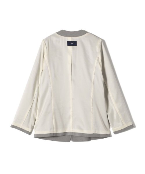 〈手洗い可能／撥水加工／接触冷感〉カラーレス ジャケット（セットアップ対応） 品番：313