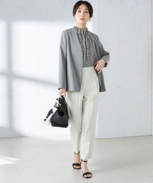 〈手洗い可能／撥水加工／接触冷感〉カラーレス ジャケット（セットアップ対応） 品番：313