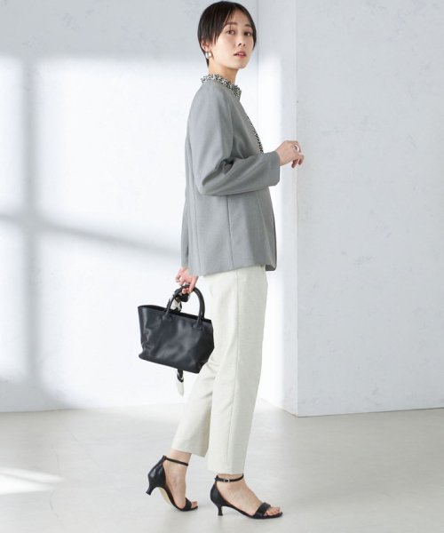 〈手洗い可能／撥水加工／接触冷感〉カラーレス ジャケット（セットアップ対応） 品番：313