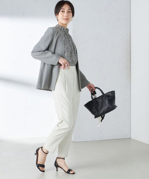 〈手洗い可能／撥水加工／接触冷感〉カラーレス ジャケット（セットアップ対応） 品番：313