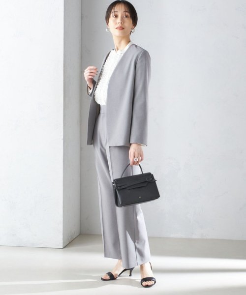 〈手洗い可能／撥水加工／接触冷感〉カラーレス ジャケット（セットアップ対応） 品番：313