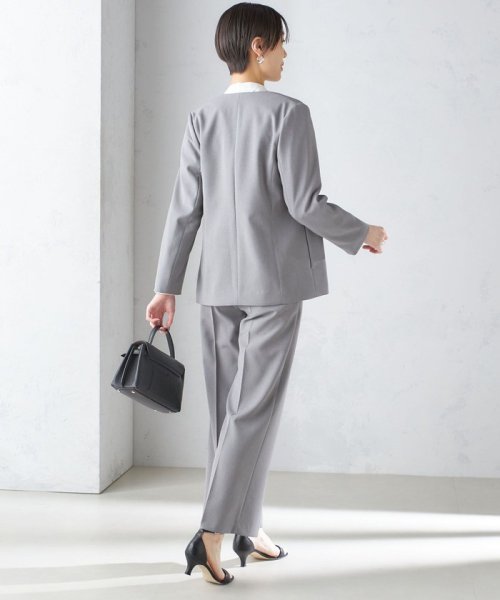 〈手洗い可能／撥水加工／接触冷感〉カラーレス ジャケット（セットアップ対応） 品番：313