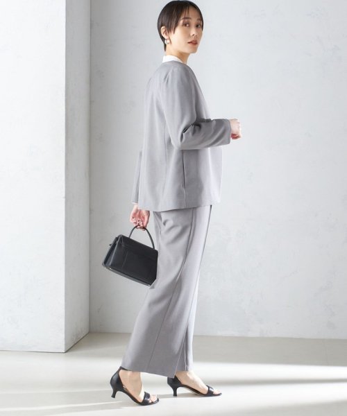 〈手洗い可能／撥水加工／接触冷感〉カラーレス ジャケット（セットアップ対応） 品番：313