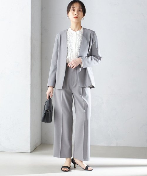 〈手洗い可能／撥水加工／接触冷感〉カラーレス ジャケット（セットアップ対応） 品番：313