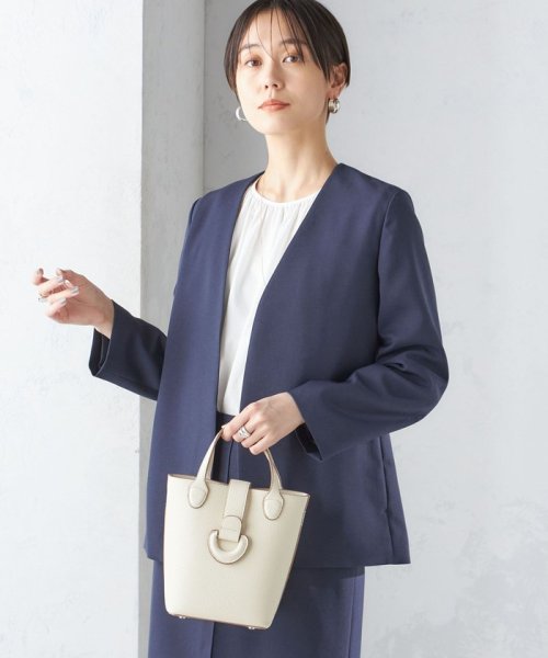 〈手洗い可能／撥水加工／接触冷感〉カラーレス ジャケット（セットアップ対応） 品番：313