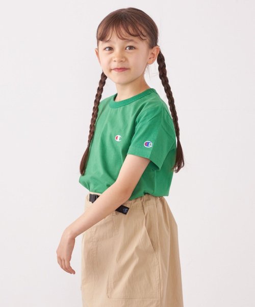 SHIPS any WOMEN(シップス　エニィ　ウィメン)/Champion: ワンポイント 半袖 Ｔシャツ<KIDS>/img03