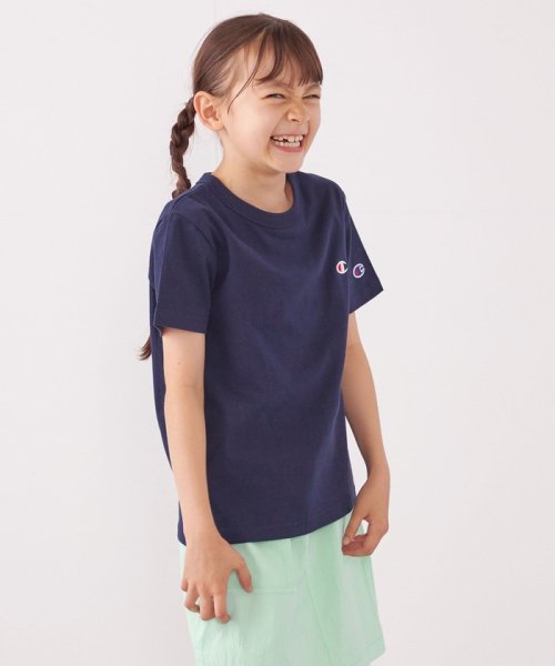 SHIPS any WOMEN(シップス　エニィ　ウィメン)/Champion: ワンポイント 半袖 Ｔシャツ<KIDS>/img07