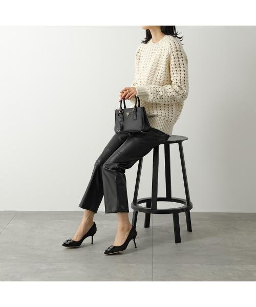 MANOLO BLAHNIK パンプス HANGISI FMC SATIN 070 MANOLO BLAHNIK パンプス HANGISI FMC SATIN