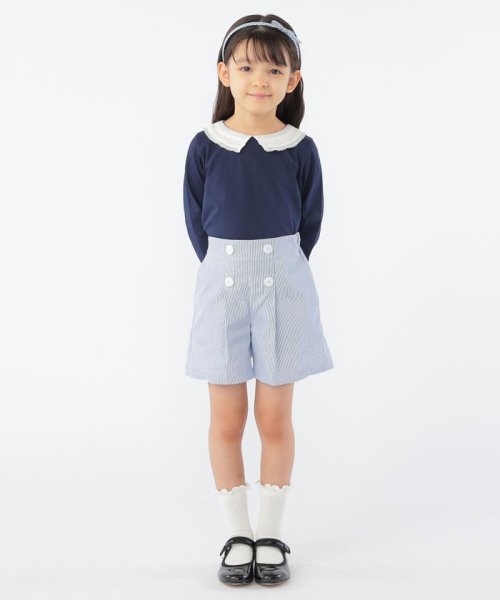 SHIPS KIDS(シップスキッズ)/SHIPS KIDS:100～130cm / マリン ピケ キュロット/img02