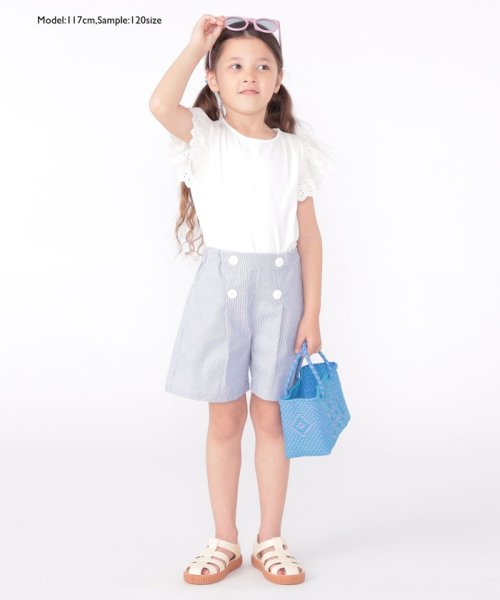 SHIPS KIDS(シップスキッズ)/SHIPS KIDS:100～130cm / マリン ピケ キュロット/img21