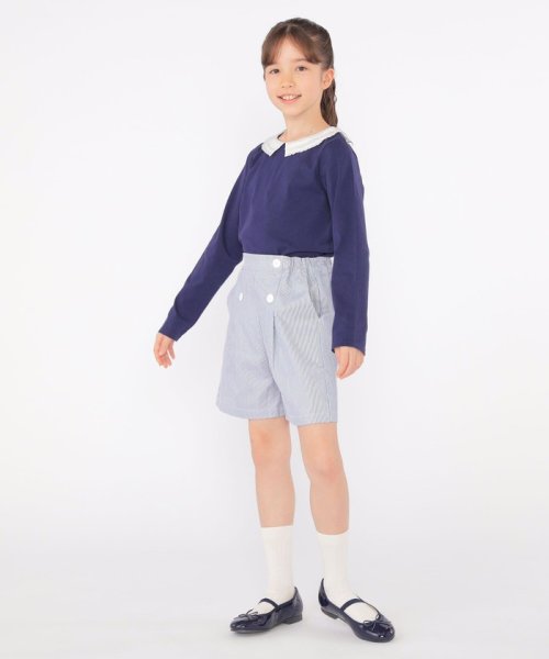 SHIPS KIDS(シップスキッズ)/SHIPS KIDS:140～150cm / マリン ピケ キュロット/img05