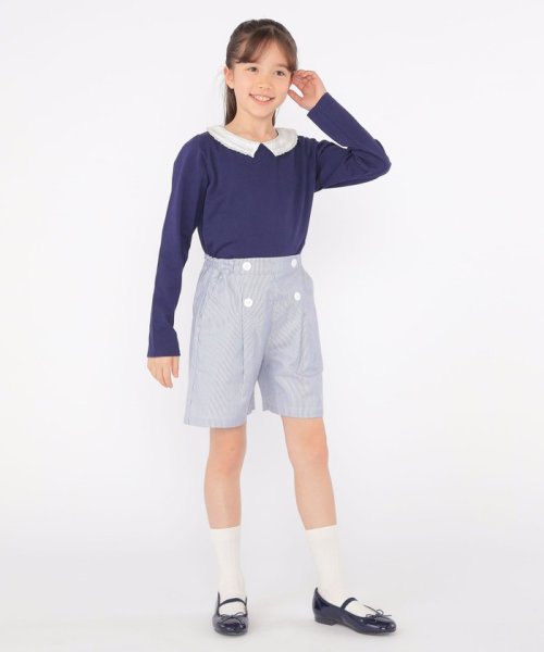 SHIPS KIDS(シップスキッズ)/SHIPS KIDS:140～150cm / マリン ピケ キュロット/img06