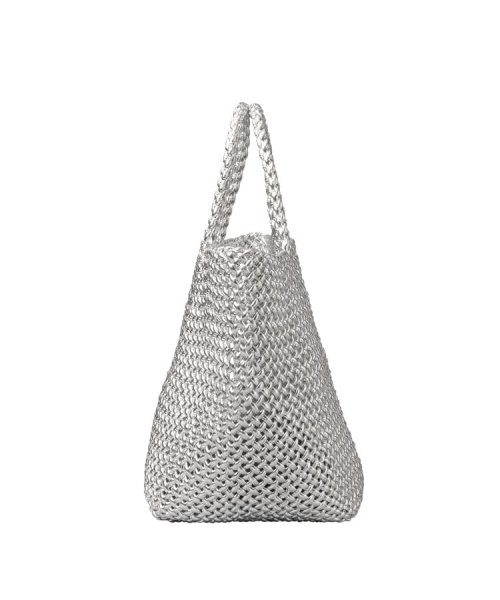 【ブレッツァナイロン】メッシュトートバッグ M メタリックカラー ブレッツァナイロン