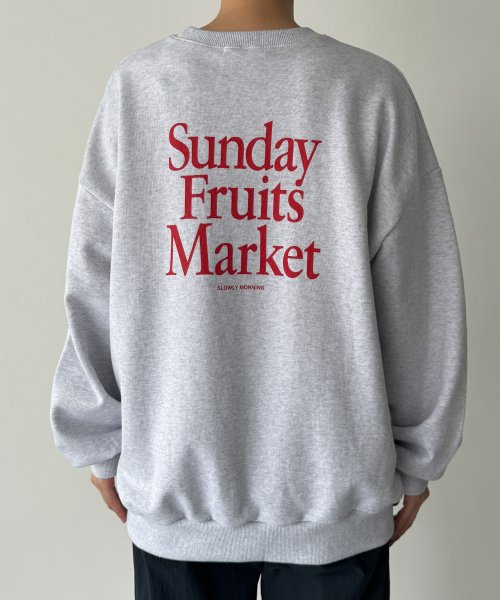 CANAL JEAN(キャナルジーン)/El mar(エルマール)"Sunday Fruits Market"トレーナー/img10