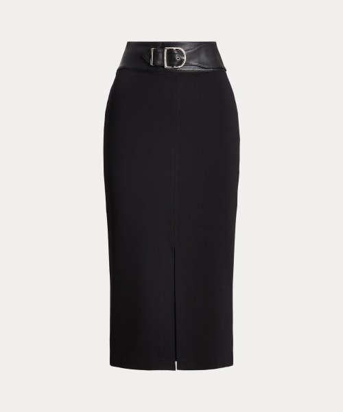 バックルトリム ポンチ ペンシル ミディ スカート 商品説明なめらかなポンチを使用して上品なルックを演出した、タイムレスなペンシルシルエットのミディスカート。贅沢なフ EIM1852465040(14300円)
