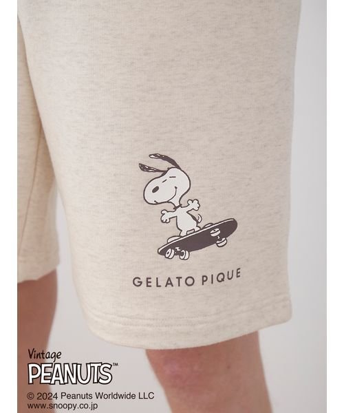 GELATO PIQUE HOMME(GELATO PIQUE HOMME)/【PEANUTS】【HOMME】裏毛ワンポイントロゴハーフパンツ/img11