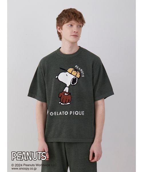 GELATO PIQUE HOMME(GELATO PIQUE HOMME)/【PEANUTS】【HOMME】BASEBALL ジャガードプルオーバー/img03