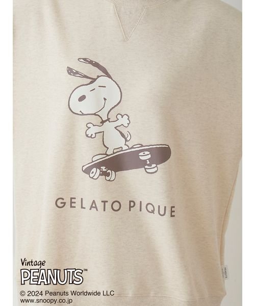 gelato pique(gelato pique)/【PEANUTS】裏毛ワンポイントプルオーバー/img10