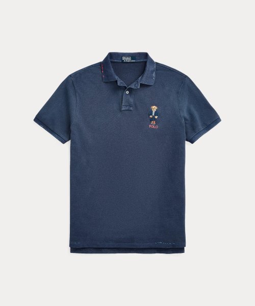 POLO RALPH LAUREN(POLO RALPH LAUREN)/カスタム スリム Polo ベア メッシュ ポロシャツ/img01