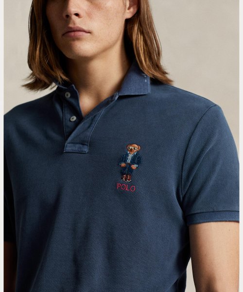 POLO RALPH LAUREN(POLO RALPH LAUREN)/カスタム スリム Polo ベア メッシュ ポロシャツ/img04