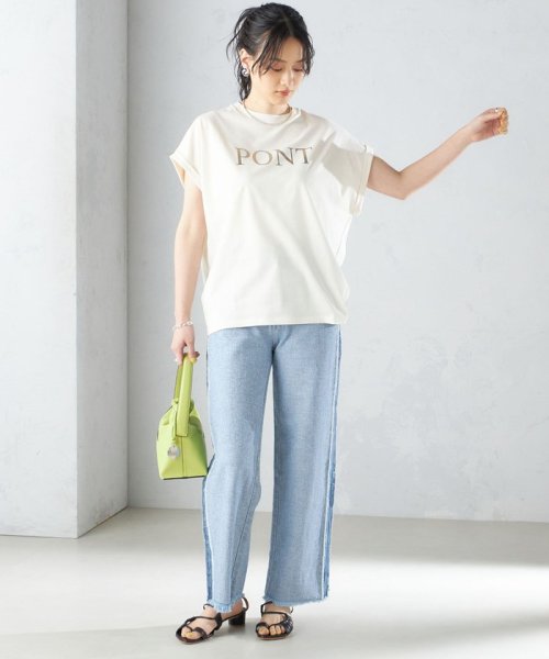 SHIPS WOMEN(シップス　ウィメン)/《一部予約》ローズペトール 半袖 プリント TEE/img49