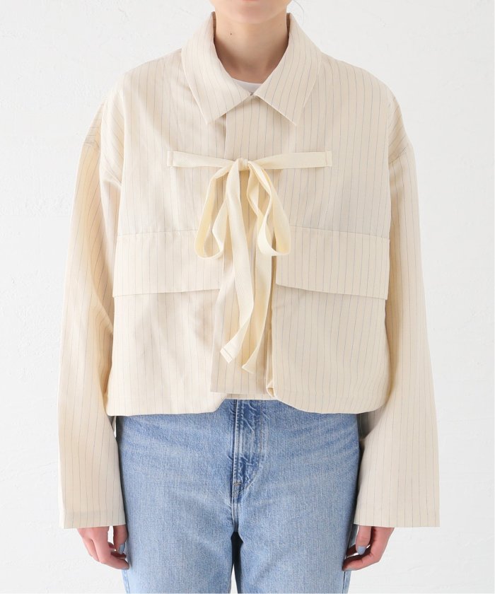 【MIOSMOKEY/ミオズモーキー】STRIPE SHORT JK:ジャケット MIOSMOKEY/ミオズモーキー】STRIPE SHORT JK:ジャケット