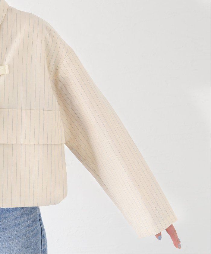 【MIOSMOKEY/ミオズモーキー】STRIPE SHORT JK:ジャケット MIOSMOKEY/ミオズモーキー】STRIPE SHORT JK:ジャケット