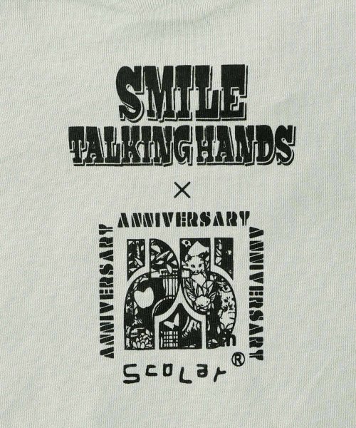 ScoLar(スカラー)/TALKING HANDS×ScoLar 25周年記念コラボ『ずっと一緒』Tシャツ/img20