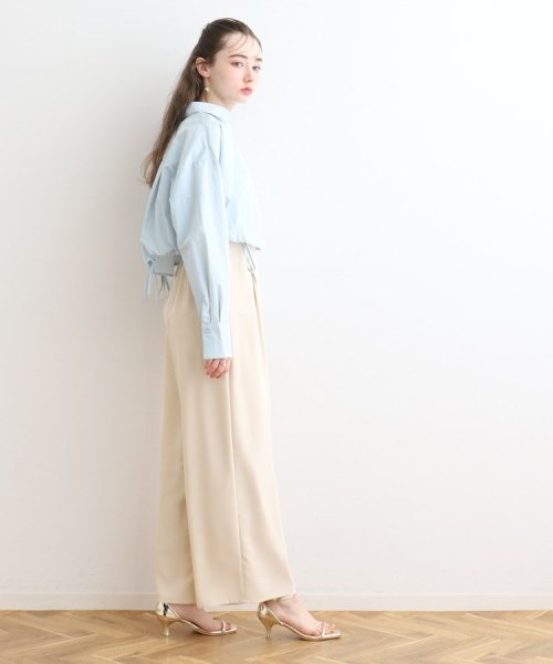Couture Brooch(クチュールブローチ)/脇ドロストショートシャツ/img24